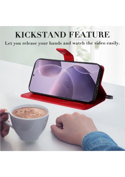 Kart Yuvası Standı ile Xiaomi Redmi K70 Pu Deri Kılıf Kickstand Çevirin (Yurt Dışından) indirimleri