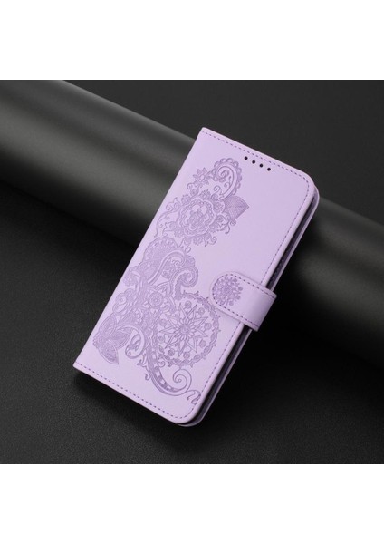 Motorola Kenar 50 Pro Kickstand Koruyucu Pu Deri Flip Case (Yurt Dışından)