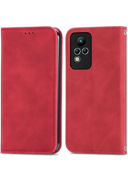 Infinix Not 11 Kordon Cüzdan Fermuar Deri Kılıf Için Kılıf Basit (Yurt Dışından) fırsatları