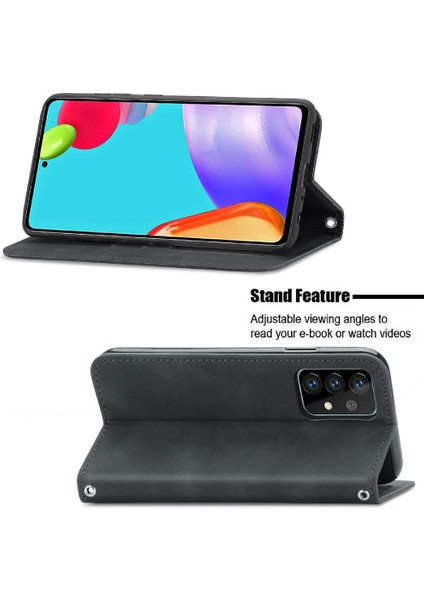 Samsung Case 5g Için Kılıf Cüzdan Kılıf Darbeye Kapak Kapak Basit (Yurt Dışından)
