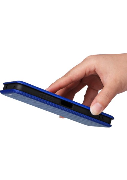Asus Zenfone 9 Için Kılıf Deri Folio Flip Case Manyetik Karbon Fiber (Yurt Dışından) indirimleri