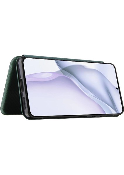 Kart Tutucu Kickstand Manyetik Karbon Fiber ile Huawei P50 Pro Için Kılıf (Yurt Dışından) fiyatları