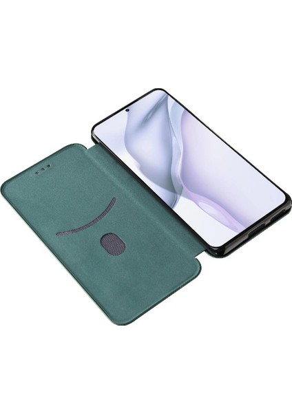 Kart Tutucu Kickstand Manyetik Karbon Fiber ile Huawei P50 Pro Için Kılıf (Yurt Dışından) indirimleri