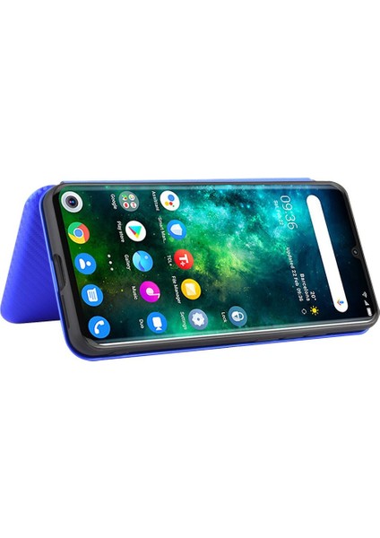 Kart Tutucu Kickstand Tam Koruma Deri ile Tcl 10 Pro Için Kılıf (Yurt Dışından) modelleri
