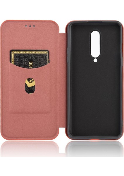 Kart ile Oneplus 8 Deri Folio Flip Case Tam Koruma Için Kılıf (Yurt Dışından) fırsatları
