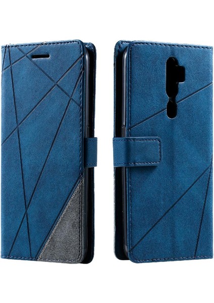 Oppo A5 Için Kılıf 2020/A9 2020 Manyetik Pu Deri Kart Tutucu Kickstand (Yurt Dışından)