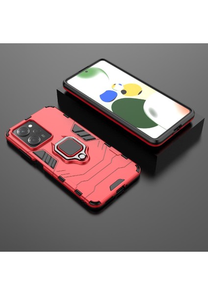 Xiaomi Poco X5 Pro 5g Kickstand Askeri Damla Koruma Kapağı Için Kılıf (Yurt Dışından)