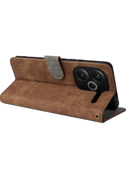 Xiaomi Redmi Not Için Kılıf 13 Pro Artı Pu Deri Flip Folio Cüzdan Kart (Yurt Dışından)