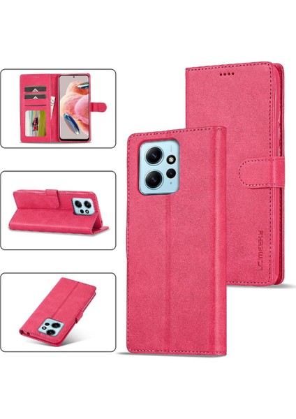 Xiaomi Redmi NOTE12 4g Için Tutucu ile Buzağı Doku Yatay Çevirme (Yurt Dışından)