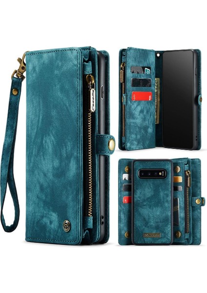 Samsung Galaxy S10 Cüzdan Kapak Için Kılıf ile Üç Katlı Tpu Pc El Yapımı Kart (Yurt Dışından) modelleri