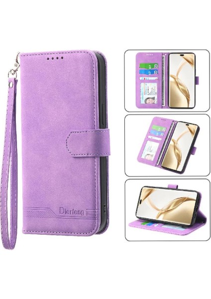 Onur 200 Pro Bileklik Manyetik Kapatma Premium Nakit Kartı Için Flip Case (Yurt Dışından)