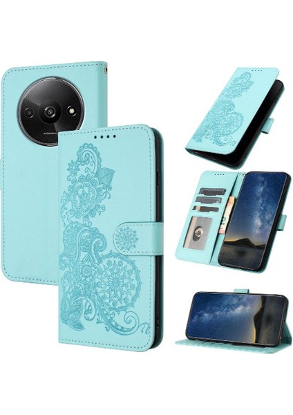 Kart Yuvası Standı Kickstand Koruyucu ile Xiaomi Redmi A3 Için Flip Case (Yurt Dışından)