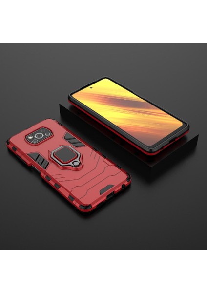 Xiaomi Poco X3/x3 Pro Darbeye Kapak 360 &deg; Dönen Halka Askeri (Yurt Dışından) fiyatları