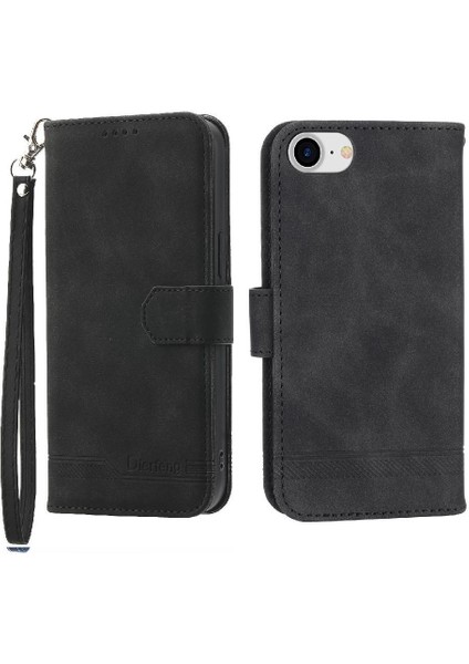 Apple iPhone 7/8 Bileklik Manyetik Kapatma Kart Yuvaları Premium Için Flip Case (Yurt Dışından) fırsatları