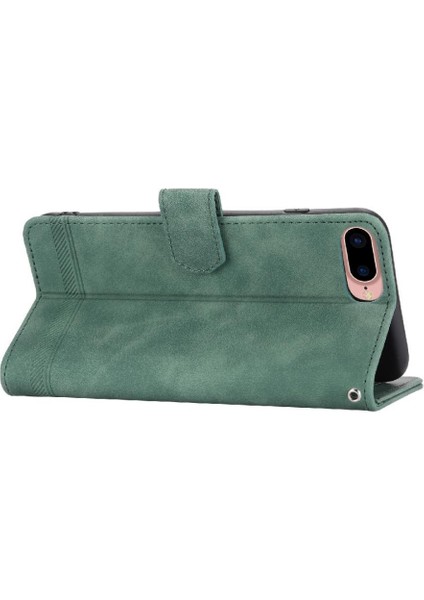 Apple iPhone 7 Için Flip Case Artı/8 Artı Bileklik Kart Yuvaları Premium Manyetik (Yurt Dışından)