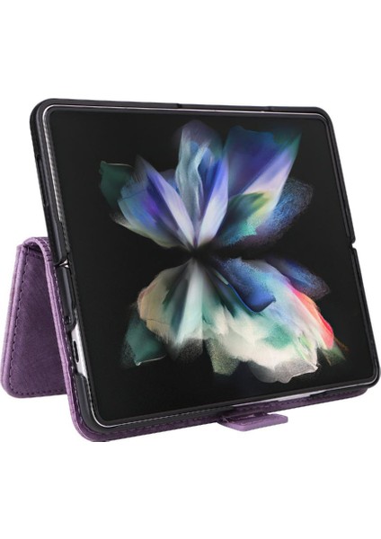 Samsung Galaxy Z Için Kılıf Fold 3 5g Kart Yuvaları Cüzdan Kapak Çevirin Tpu (Yurt Dışından) fiyatları