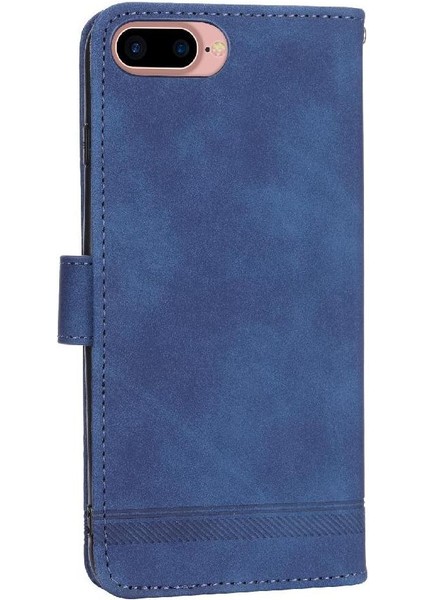 Apple iPhone 7 Için Flip Case Artı/8 Artı Bileklik Kart Yuvaları Premium Manyetik (Yurt Dışından)