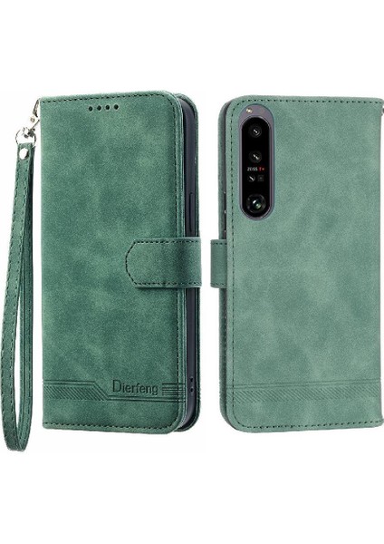 Sony Xperia 1 Iv Kart Yuvaları Için Flip Case Manyetik Kapatma Bileklik Nakit (Yurt Dışından) fırsatları