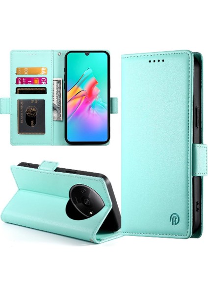 Xiaomi Redmi A3 Günlük Kullanım Için Flip Case Cüzdan Iş Çevir Kart Yuvaları (Yurt Dışından)