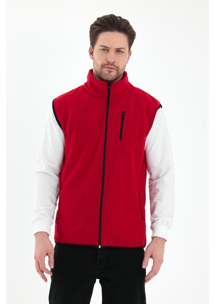 Erkek Tam Fermuarlı Spor Polar Yelek fiyatları