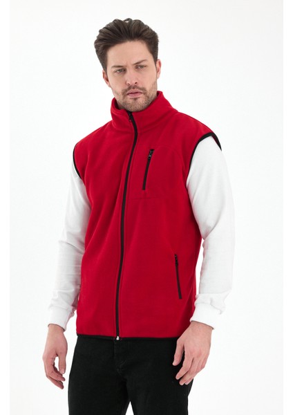 Erkek Tam Fermuarlı Spor Polar Yelek fırsatları