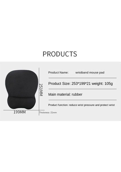 Fare Bilek Pedi Klavye Silikon Bilek Dinlenme Bellek Köpük Düz Renk Mouse Pad Ofis Oyunları Için Uygun (Yurt Dışından) fırsatları