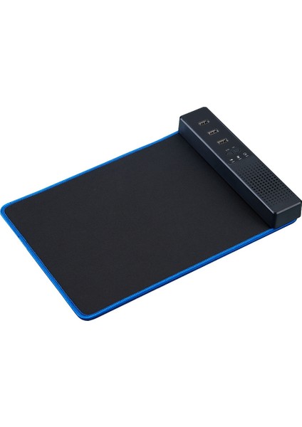 Çok Fonksiyonlu USB Sesli Mouse Pad, Oyun, Ofis, Eğlence, Dış Mekan, Mavi Için Uygun (Yurt Dışından)