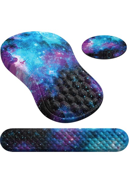 Parça Bilek Dayanağı ve Seti, Ev Masası Için Bilgisayar Mouse Pad'leri ve Coaster-C (Yurt Dışından)