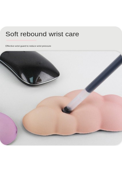 Bulut Degrade Renkli Mouse Pad Klavye Silikon Bilek Dinlenme Bellek Köpük Mouse Pad Ofis Oyunları Için Uygun (Yurt Dışından) modelleri