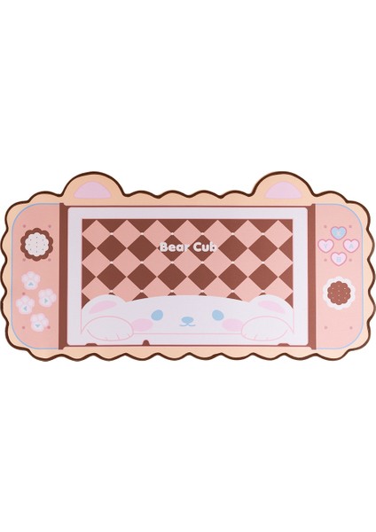 Sevimli Ayı Mouse Pad 80X40 cm Bilgisayar Masaüstü Pedi Kalın Olmayan ve Dayanıklı E-Spor Oyunu Mat Olmayan Ayı (Yurt Dışından)