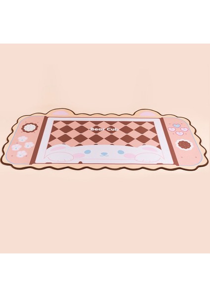 Sevimli Ayı Mouse Pad 80X40 cm Bilgisayar Masaüstü Pedi Kalın Olmayan ve Dayanıklı E-Spor Oyunu Mat Olmayan Ayı (Yurt Dışından)