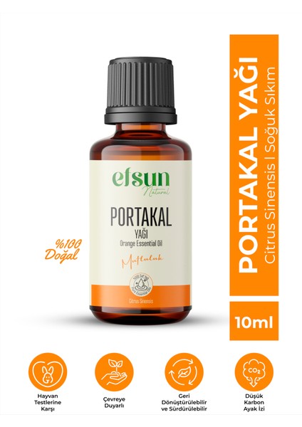 Portakal Uçucu Yağı %100 Doğal Saf 10 ml