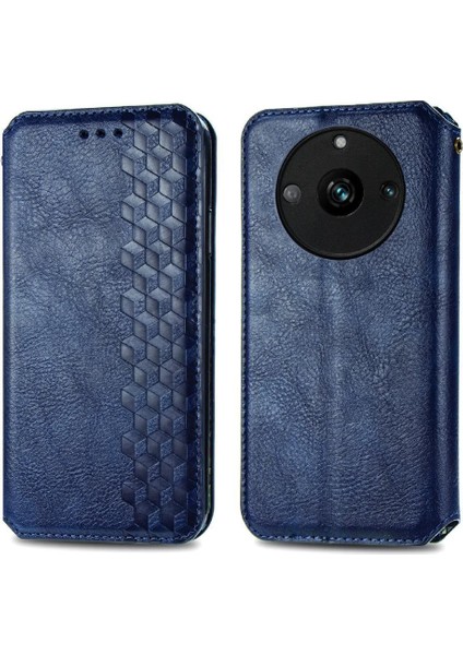 Oppo Realme 11 Pro Için Kılıf Zarif Iş Cüzdan Fonksiyonu Deri (Yurt Dışından)