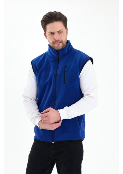 Erkek Tam Fermuarlı Spor Polar Yelek indirimleri