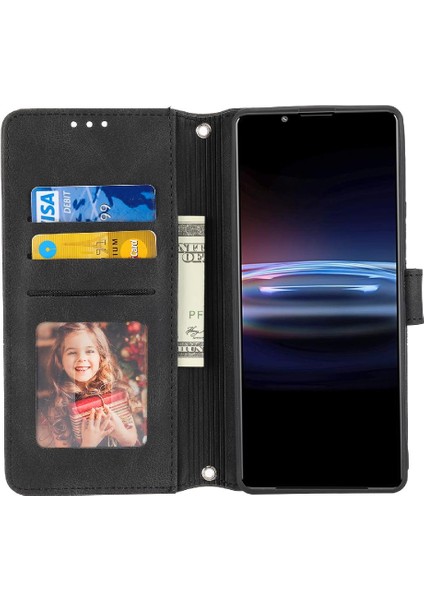 Sony Xperia Pro Için Flip Case-I Cüzdan Kılıf Darbeye Koruyucu Pu (Yurt Dışından)