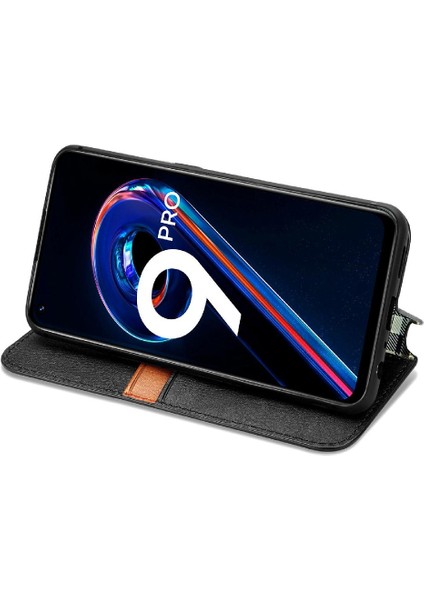 Oppo Realme 9 Pro Cüzdan Fonksiyonu Için Kılıf Deri Kılıf Moda Tasarımı (Yurt Dışından) modelleri
