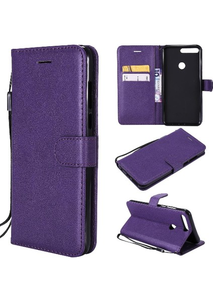 Kart Yuvası Klasik ile Onur 7c Iş Cüzdan Telefon Kılıfı Için Flip Case (Yurt Dışından)