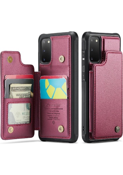 Samsung Galaxy S20 Ince Darbeye Vaka Kart Tutucu Için Caseme Cüzdan Kılıf (Yurt Dışından)