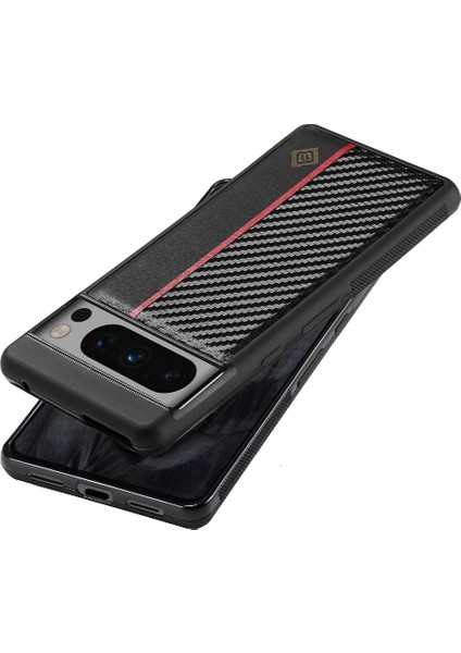 Kırmızı Dikey Çizgili Google Pixel 8pro Alüminyum Metal Logo Için Kılıf (Yurt Dışından) indirimleri