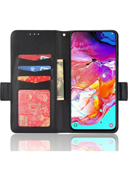 Samsung Galaxy A70 Kart Yuvaları Tutucu Pu Deri Manyetik Yan (Yurt Dışından) modelleri