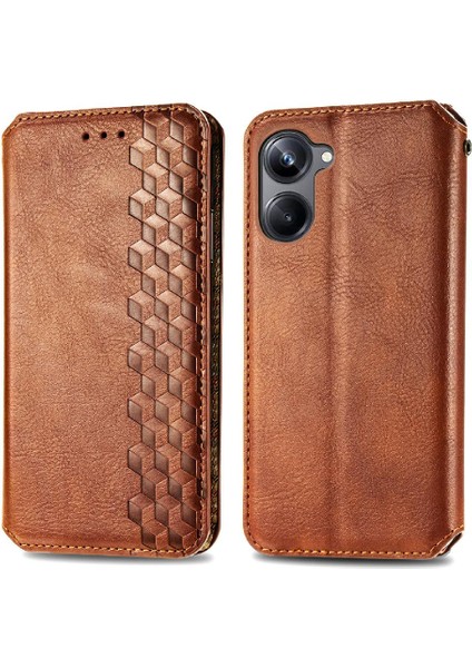 Oppo Realme 10 Pro Kılıf Için Kılıf Moda Tasarım Kapak Çevirin Cüzdan (Yurt Dışından) fırsatları