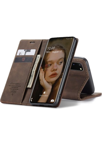 Samsung Galaxy S20 Için Flip Case Vintage Pu Deri Cüzdan Flip Folio Kitap (Yurt Dışından) modelleri
