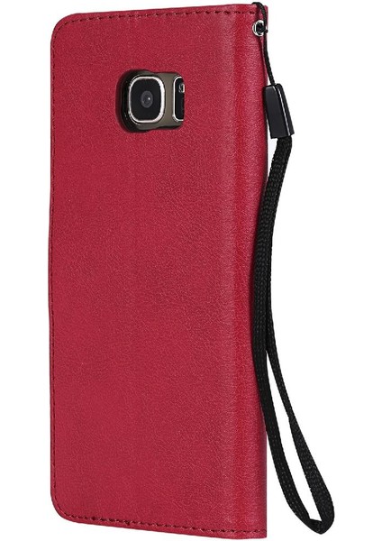 Kart Yuvası Iş Cüzdan Telefon ile Samsung Galaxy S7 Kenar Için Flip Case (Yurt Dışından)