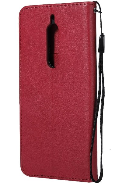 Kart Yuvası Klasik Düz Renk Iş Cüzdan ile Nokia 5 Için Flip Case (Yurt Dışından) indirimleri
