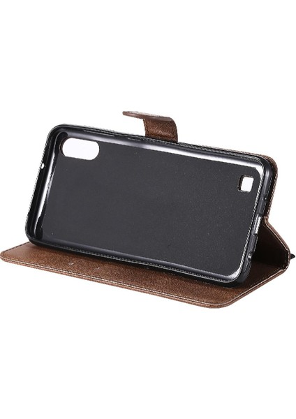 Kart Yuvası ile Samsung Galaxy M10 Için Flip Case Iş Cüzdan Telefon Kılıfı (Yurt Dışından) fırsatları