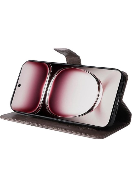 Oppo Için Kılıf Card 12 Pro 5g Flip Kickstand Pu Deri Kart Yuvası ile (Yurt Dışından) modelleri