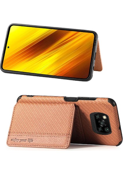 Xiaomi Poco X3 Pro Manyetik Kart Tutucu Rfıd Engelleme Için Kılıf Komple (Yurt Dışından) indirimleri