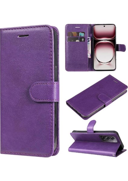 Oppo Oppo 12 Pro 5g Için Flip Case Kart Yuvası ile Yüksek Kaliteli Deri Kılıf (Yurt Dışından)