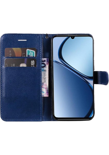 Realme C61 Iş Cüzdan Telefon Kılıfı Için Flip Case Klasik Düz Renk (Yurt Dışından) indirimleri