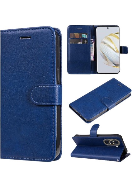 Huawei Nova 10 Için Flip Case Klasik Düz Renk Iş Cüzdan Telefon (Yurt Dışından)